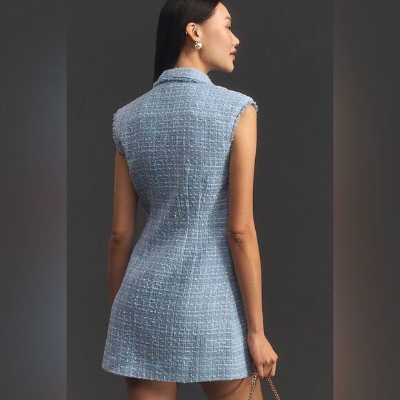 Maeve Sleeveless Tweed Blazer Mini Dress Size 2 NWOT - Picture 15 of 15